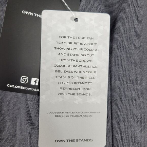 Mississippi State Bulldogs Mens L Sweatshirt Arch & Logo Tackle Twill Colosseum - Picture 9 of 13